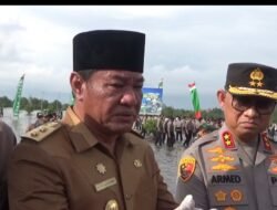 Korem 041 Gamas melaksanakan kegiatan penanaman 12100 pohon di lahan PT Pelindo Regional II Bengkulu