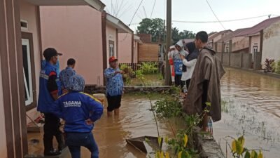 Hujan Deras, Banjir Landa Perumahan Griya Laksita 3 di Kota Bengkulu