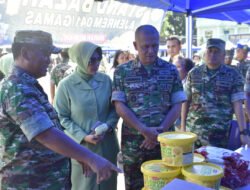 Sambut Idul Fitri 1445 Makorem 041 /Gamas Adakan Bazar Murah