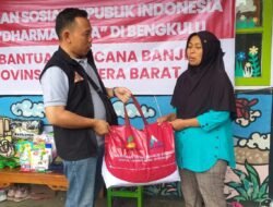 Kemensos Melalui Sentra Dharma Guna Salurkan Bantuan untuk Korban Banjir Lahar Dingin di Sumbar