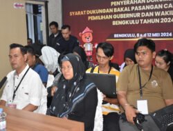 Dempo Xler – Ahmad Kanedi Syarat Dukungan Calon Perseorangan ke KPU Provinsi Bengkulu