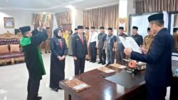 Sekdaprov Lantik Kepala Dinas di Penghujung Masa Jabatan Gubernur Bengkulu 