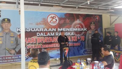 Lapangan Tembak Brimob Bengkulu Gelar Lomba Tingkat Umum untuk Pertama Kali, Pesertanya Ratusan 